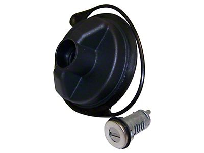 Bouchon De Réservoir (gas Cap) Noir Non Verrouillable - Pour Jeep Wrangler, Cherokee, Dodge Ram - Neuf