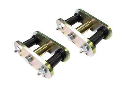 Rust Buster Lubeable Shackles; Front (76-86 Jeep CJ7)