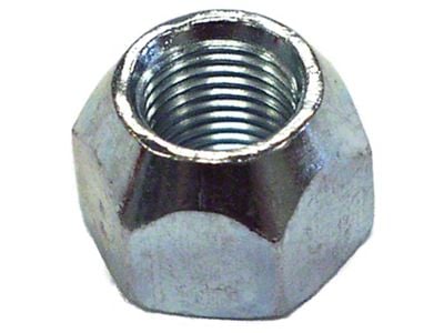 Lug Nut; 1/2-Inch x 20; Single (76-18 Jeep CJ5, CJ7, Wrangler YJ, TJ & JK)