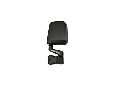 OE Certified Replacement Manual Full Door Mirror; Driver Side (94-02 Jeep Wrangler YJ & TJ)