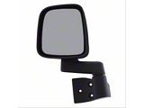 Replacement Manual Full Door Mirror; Driver Side (03-06 Jeep Wrangler TJ)