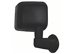 Replacement Manual Non-Heated Swing Away Door Mirror; Passenger Side (07-18 Jeep Wrangler JK)