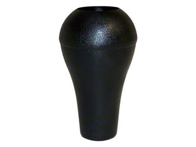 Manual Transmission Shift Knob; Black (97-06 Jeep Wrangler TJ)