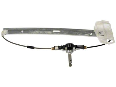 Manual Window Regulator Only; Rear Passenger Side (07-18 Jeep Wrangler JK)