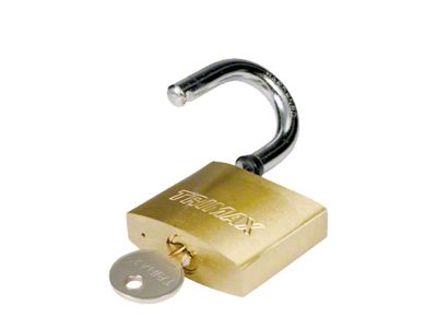 Marine Grade Solid Brass Body Padlocks; 3/4-Inch x 3/16-Inch Shackle; 2-Pack