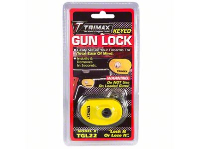 Max Security Keyed Gun Lock; Single