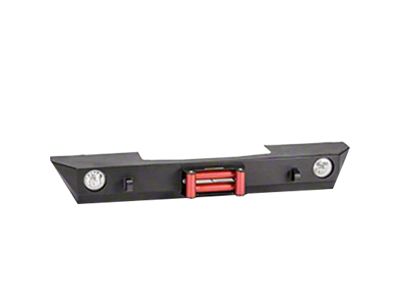 Mid-Width Rock Crawler Winch Front Bumper with D-Ring Mounts; Black (07-18 Jeep Wrangler JK)
