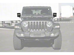 Mirror Cap Covers; Carbon Fiber (18-26 Jeep Wrangler JL)