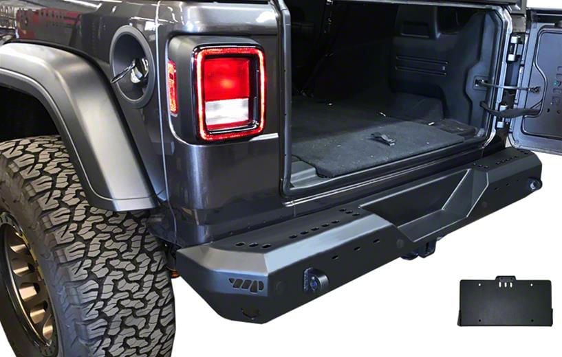 Poison Spyder Jeep Wrangler Rear License Plate Delete Cover