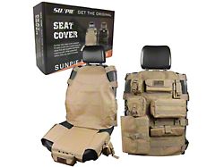 MOLLE Seat Cover Case; Black (76-18 Jeep CJ7, Wrangler YJ, TJ & JK)