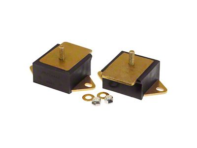 Motor Mount; Black (76-86 3.8L or 4.2L Jeep CJ7)
