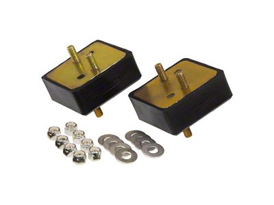 Motor Mount; Black (76-81 V8 Jeep CJ7)