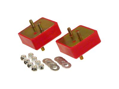 Motor Mount; Red (76-81 V8 Jeep CJ7)