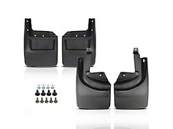 Mud Flap Splash Guards; Front and Rear (23-26 Jeep Wrangler JL Rubicon)
