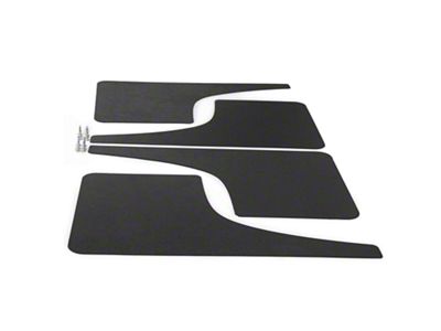 Mud Flaps; Front and Rear; Forged Carbon Fiber Vinyl (18-25 Jeep Wrangler JL)