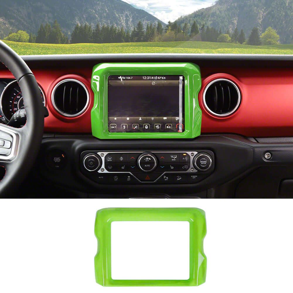 Jeep Wrangler Navigation Panel Cover Trim; Green (18-23 Jeep Wrangler ...