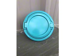 Non-Locking Fuel Door; Tropical Breeze Teal (18-24 Jeep Wrangler JL)