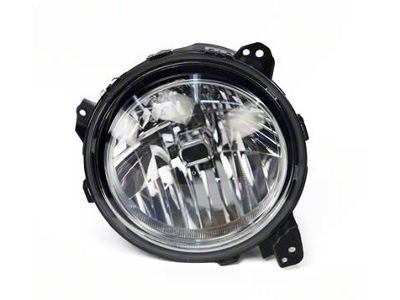 OE Style Headlight; Chrome Housing; Clear Lens; Passenger Side (18-25 Jeep Wrangler JL)