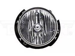 OE Style Headlight; Chrome Housing; Clear Lens; Passenger Side (07-18 Jeep Wrangler JK)
