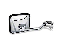 OE Style Manual Side Mirror; Chrome; Passenger Side (76-86 Jeep CJ7)