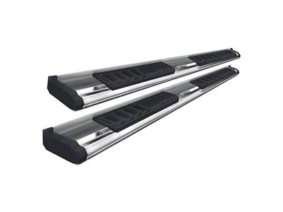 OE Style Running Boards; Polished (18-25 Jeep Wrangler JL 4-Door)