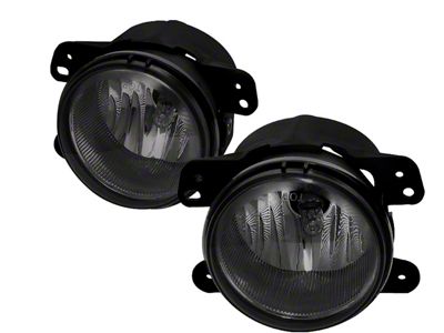 OEM Style Fog Lights with Switch; Smoked (07-09 Jeep Wrangler JK)