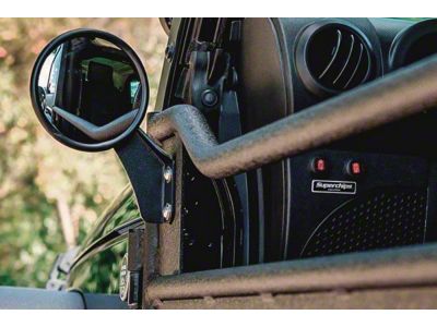 Offroad Tube Door Mirrors (97-25 Jeep Wrangler TJ, JK & JL)