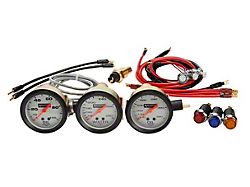 Allstar Performance Oil Pressure, Oil Temperature and Water Temperature Gauge Kit (Universal; Some Adaptation May Be Required)
