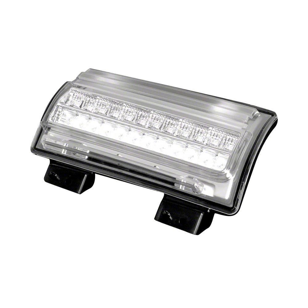 Jeep Wrangler OLED DRL Fender Lights; Clear (18-25 Jeep