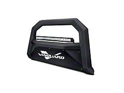 Optimus Wide Bull Bar with 20-Inch LED Light Bar; Black (18-25 Jeep Wrangler JL)