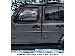 Painted Body Side Molding; Black (18-25 Jeep Wrangler JL 4-Door)