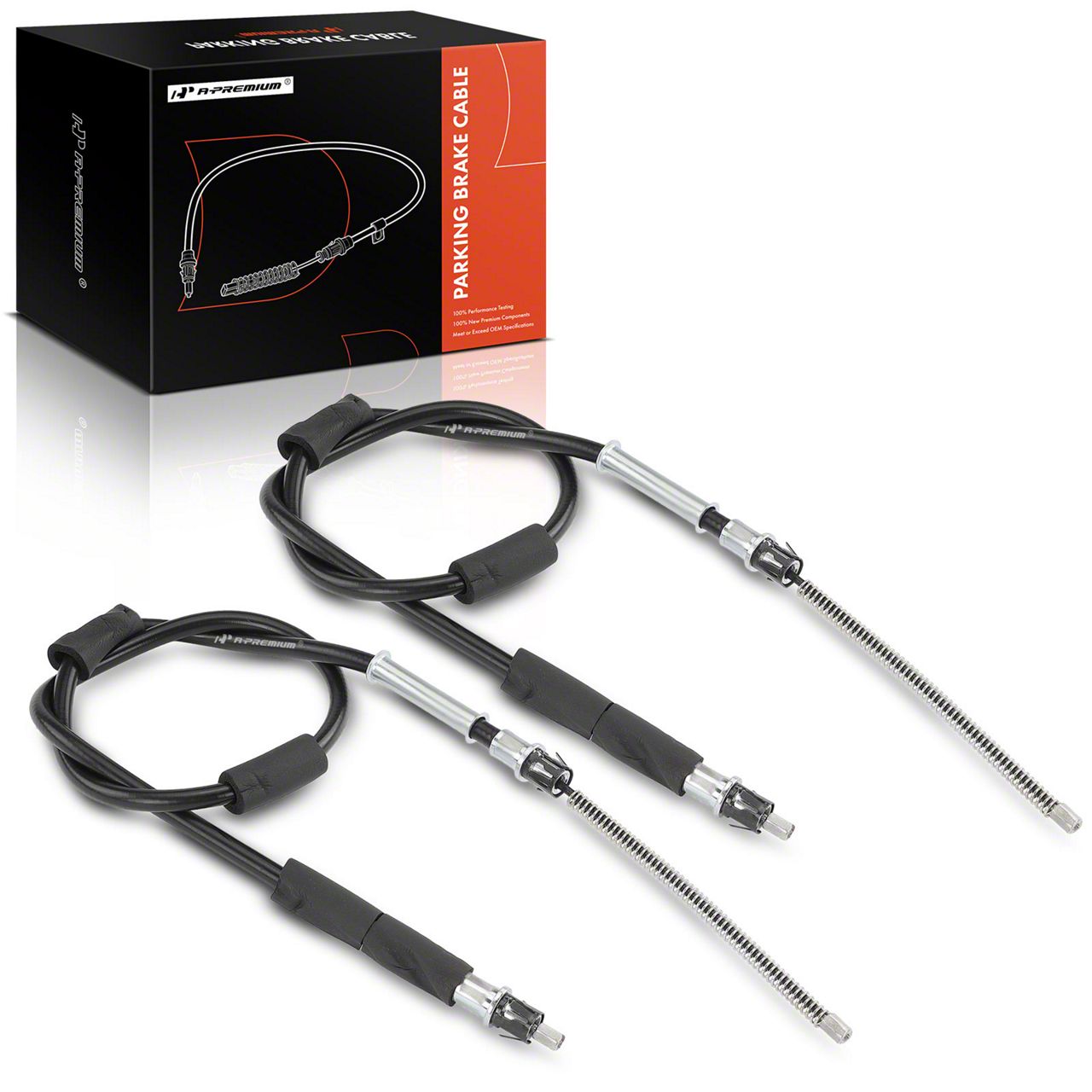 Jeep Wrangler Parking Brake Cables; Rear (9706 Jeep Wrangler TJ w