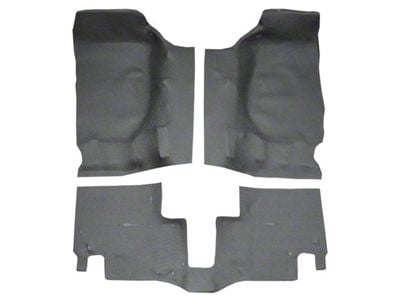 ACC Passenger Area Molded Vinyl Flooring; Beige (07-10 Jeep Wrangler JK 2-Door)