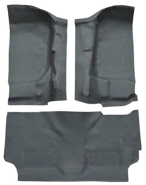 ACC Black Molded Carpet Flooring Fits - 1976-1986 Jeep CJ7 Passenger Area