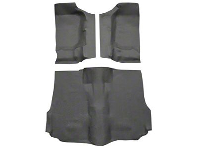 ACC Passenger Area Molded Vinyl Flooring; Medium Blue (07-10 Jeep Wrangler JK 4-Door)