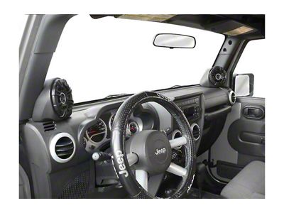 Select Increments Pillar-Pods (07-18 Jeep Wrangler JK w/ Alpine or Infinity Sound System)