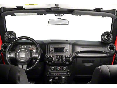 Select Increments Pillar-Pods (15-18 Jeep Wrangler JK w/o Alpine Sound System)