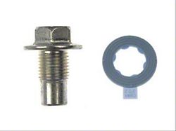 Pilot Point Engine Oil Pan Drain Plug; 1/2-20; Head Size 9/16 In. (72-86 Jeep CJ5 & CJ7; 1991 2.5L Jeep Wrangler YJ; 92-06 Jeep Wrangler YJ & TJ)