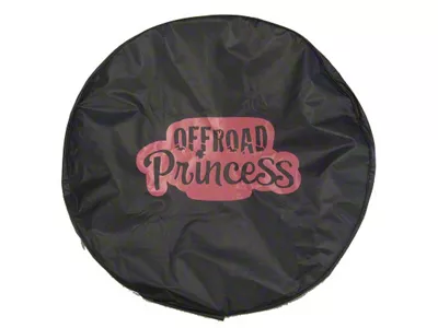 Pink Off-Road Princess Spare Tire Cover with Camera Port (18-25 Jeep Wrangler JL)