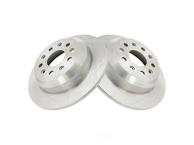 Plain Vented Rotors; Rear Pair (18-25 Jeep Wrangler JL w/ 328mm Solid Rear Rotors)
