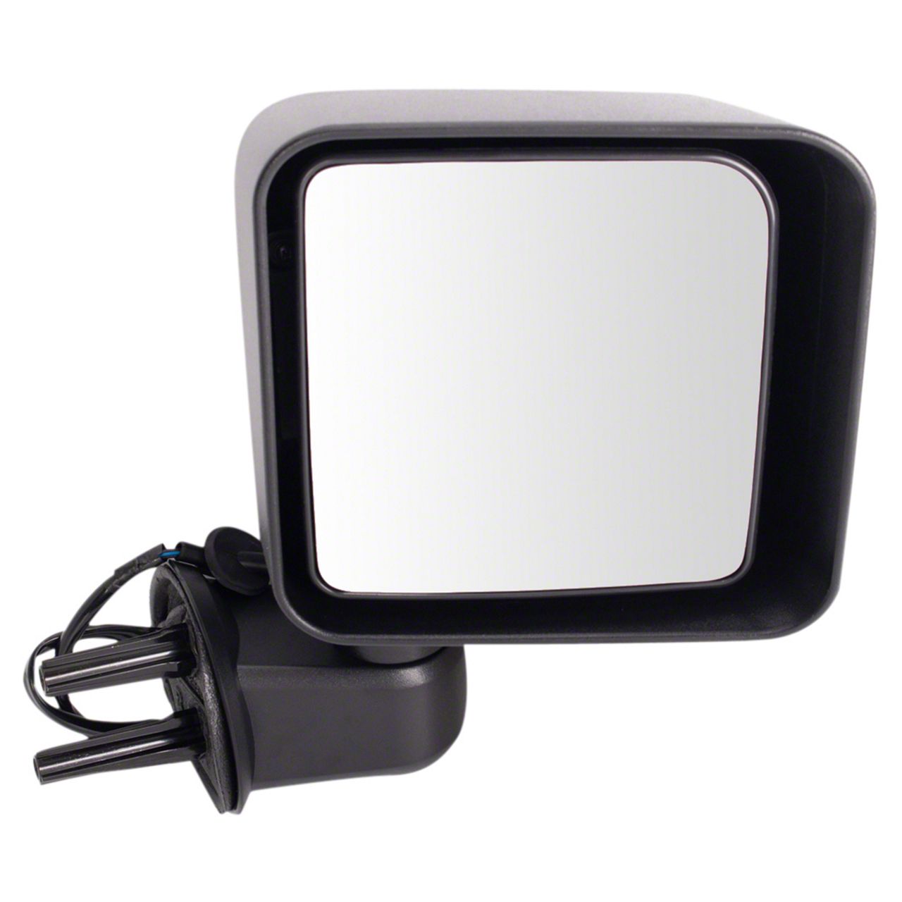 AM Autoparts Passenger Right Power Heated Mirror For 2014 Jeep Wrangler - Textured Black