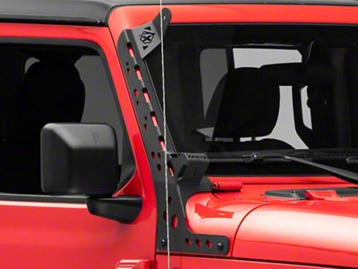 Prevail Series Mounting Brackets with Upper and Lower Light Mounts (18-25 Jeep Wrangler JL)