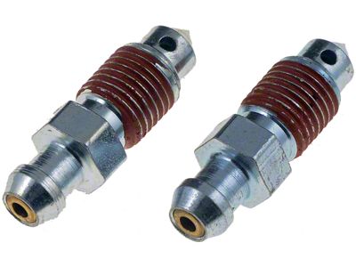 Quick Brake Bleeder Screws; 3/8-24 x 1-3/16-Inch (87-06 Jeep Wrangler YJ & TJ)