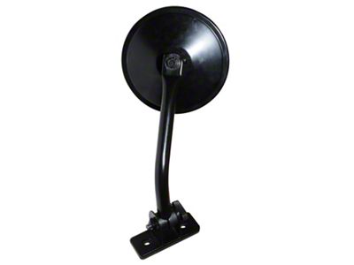 Quick Release Side Mirrors; Black (76-18 Jeep CJ5, CJ7, Wrangler YJ, TJ & JK)