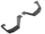 Go Rhino Drop Steps for RB Running Boards; Textured Black (07-25 Jeep Wrangler JK & JL)