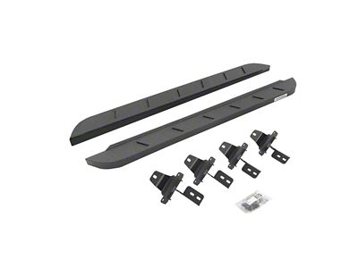 Go Rhino RB10 Slim Running Boards; Protective Bedliner Coating (18-25 Jeep Wrangler JL 2-Door)