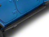 Go Rhino RB20 Slim Running Boards; Protective Bedliner Coating (18-26 Jeep Wrangler JL 4-Door)