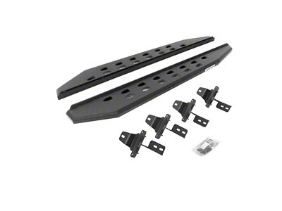 Go Rhino RB20 Slim Running Boards; Protective Bedliner Coating (18-25 Jeep Wrangler JL 2-Door)