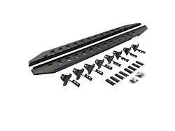 Go Rhino RB20 Slim Running Boards; Textured Black (18-26 Jeep Wrangler JL 4-Door)