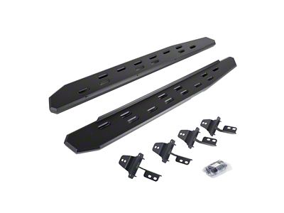 Go Rhino RB30 Slim Line Running Boards; Textured Black (07-18 Jeep Wrangler JK 2-Door)